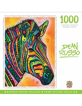 Rompecabezas Artistas Modernos Stripes McCalister Master Pieces 1000 piezas