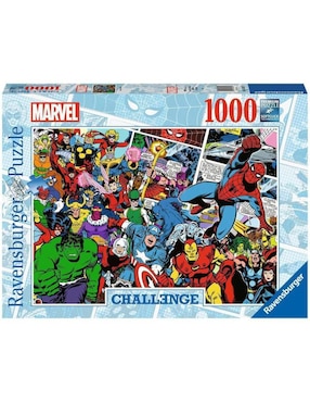 Rompecabezas Superhéroes Challenge Marvel Avengers Ravensburger 1000 Piezas