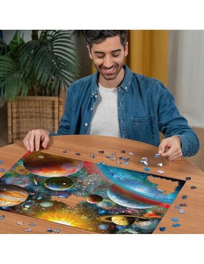 Rompecabezas Planetas Visión Planetaria Ravensburger 1000 piezas