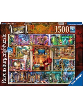 Rompecabezas Biblioteca Antigua Enigmatic La Gran Biblioteca Ravensburger 1500 piezas