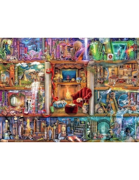 Rompecabezas Biblioteca Antigua Enigmatic La Gran Biblioteca Ravensburger 1500 piezas