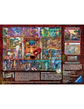 Rompecabezas Biblioteca Antigua Enigmatic La Gran Biblioteca Ravensburger 1500 piezas
