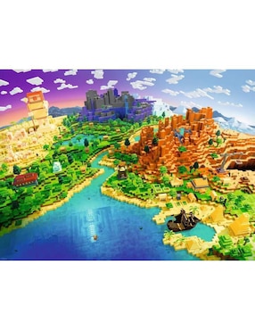 Rompecabezas Mundo de Minecraft Ravensburger 1500 piezas