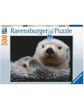 Rompecabezas Animales Adorable Nutria Ravensburger 500 Piezas