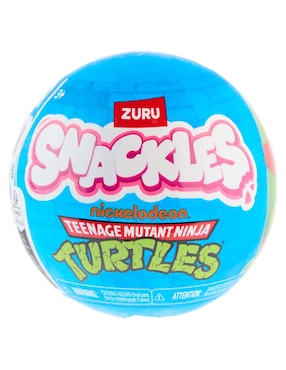 Peluche de tortuga ninja Snackles de 12 cm