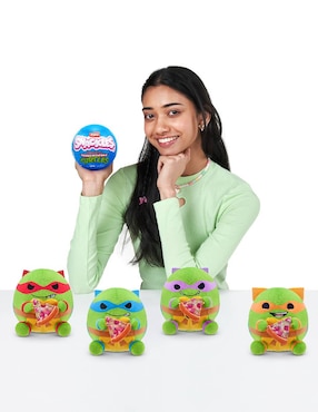 Peluche de tortuga ninja Snackles de 12 cm
