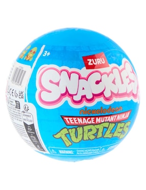 Peluche de tortuga ninja Snackles de 12 cm