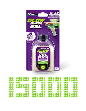 Repuesto bolas de gel Xshot Glow Hyper Gel