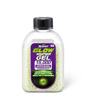 Repuesto bolas de gel Xshot Glow Hyper Gel