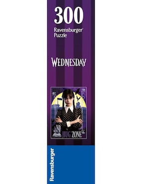 Rompecabezas Serie Wednesday No Hug Zone Ravensburger 300 piezas