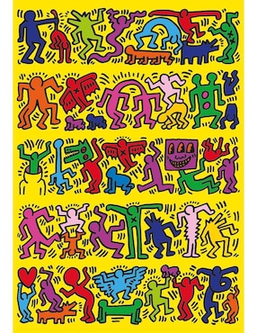 Rompecabezas Artistas Modernos Keith Haring 1 Clementoni 1000 piezas