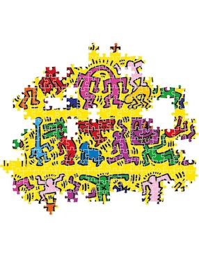 Rompecabezas Artistas Modernos Keith Haring 1 Clementoni 1000 piezas