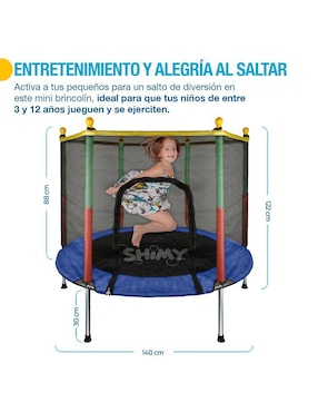 Trampolín Shimy para Niños 3 a 12 Años
