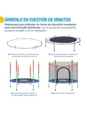 Trampolín Shimy para Niños 3 a 12 Años