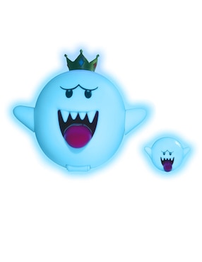 Set figuras acción Super Mario Boo Hoo, King Boo, Luigi Jakks Pacific flourescente