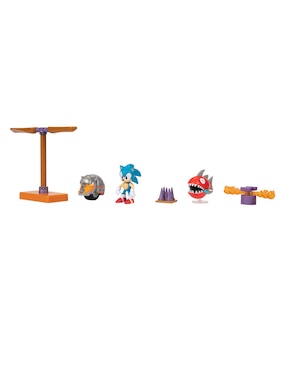 Set figuras acción articulada Sonic Boom Sonic The Hedgehog collectors Jakks Pacific con movimiento