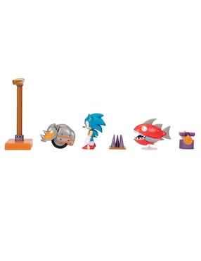 Set figuras acción articulada Sonic Boom Sonic The Hedgehog collectors Jakks Pacific con movimiento