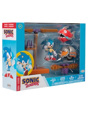 Set figuras acción articulada Sonic Boom Sonic The Hedgehog collectors Jakks Pacific con movimiento