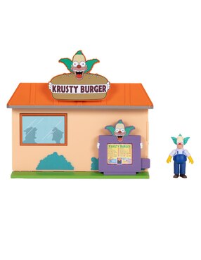 Set figuras de juguete The Simpsons Krusty el payaso Jakks Pacific