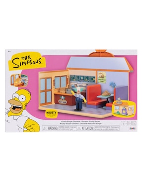 Set figuras de juguete The Simpsons Krusty el payaso Jakks Pacific