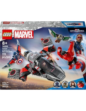 Lego Súper Héroes Batalla entre el Capitán América y Hulk Rojo Captain América Brave New World