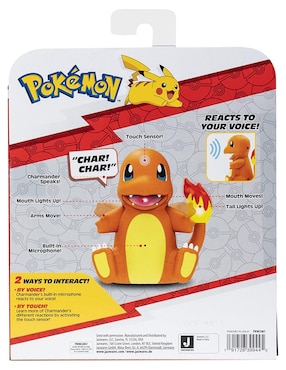 Figura de acción articulada Pokémon Charmander collectors Pokemon con movimiento, luz y sonido