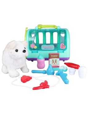 Peluche de Perro Pet Play Set de 15 cm