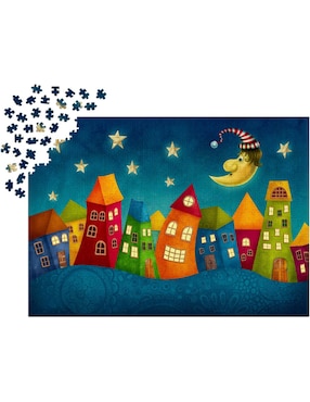 Rompecabezas Casas Alegres Fantásticas Casitas Enjoy Puzzle 1000 piezas