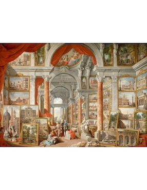 Rompecabezas Roma Giovanni Panini - Galería de Vistas de Roma Moderna Enjoy Puzzle 1000 piezas