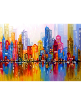 Rompecabezas New York City Ciudad Arcoíris Enjoy Puzzle 1000 piezas