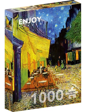 Rompecabezas Van Gogh - Café Terraza Enjoy Puzzle 1000 Piezas