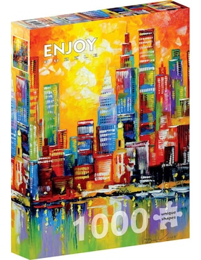 Rompecabezas New York City Nueva York Brillante Enjoy Puzzle 1000 Piezas