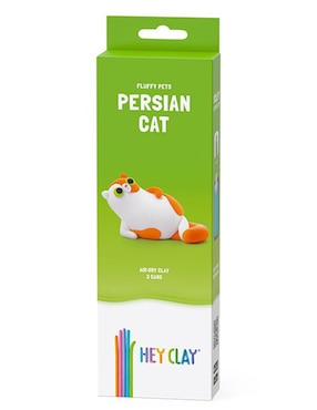 Arcilla para moldear gato hey clay