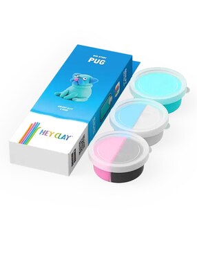 Arcilla para moldear perro pug hey clay