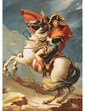 Rompecabezas Obras Maestras Napoleón Cruzando Los Alpes Eurographics 1000 piezas