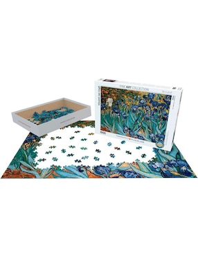 Rompecabezas Vincent van Gogh Flores de Iris Eurographics 1000 piezas