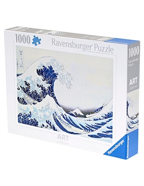 Rompecabezas La Gran Ola de Hokusai Ravensburger 1000 piezas