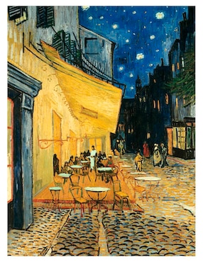 Rompecabezas obras de arte Vincent Van Gogh Café de noche Ravensburger 1000 piezas