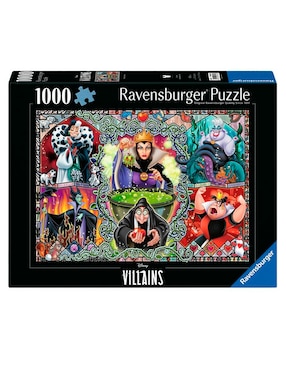 Rompecabezas Disney Villanos Ravensburger 1000 piezas