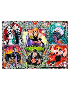 Rompecabezas Disney Villanos Ravensburger 1000 piezas