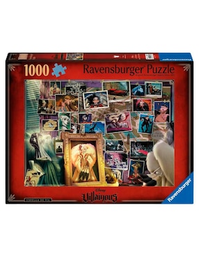 Rompecabezas Disney Villanos: Cruella De Vil Ravensburger 1000 Piezas