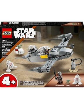 Lego Star Wars Caza Estelar N-1 de Mando y Grogu 75410