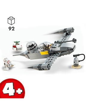 Lego Star Wars Caza Estelar N-1 de Mando y Grogu 75410