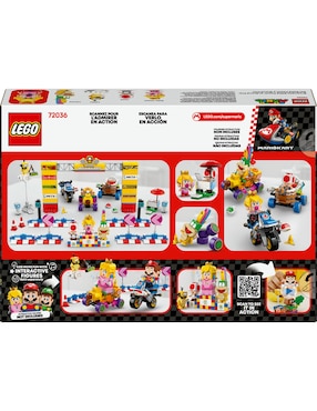 Lego Super Mario Mario Kart: set Bebé Peach y Grand Prix 72036