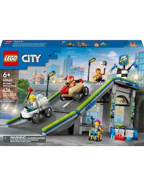 Lego City Sin Límites: Rampa de Aceleración para Coches de Carreras 60460