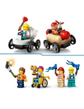 Lego City Sin Límites: Rampa de Aceleración para Coches de Carreras 60460