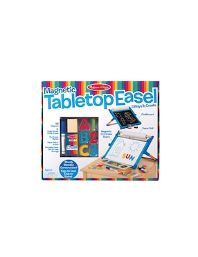 Magnetic Tabletop Easel Melissa & Doug juego arte y manualidades infantil unisex