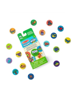 Sticker Melissa & Doug Wow Refill - Dinosaurio