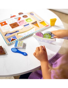 Puzzle mágnetico Helado Melissa & Doug juego didáctico infantil unisex