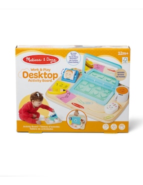 Work Y Play Desktop Activity Board Melissa & Doug juego didáctico infantil unisex